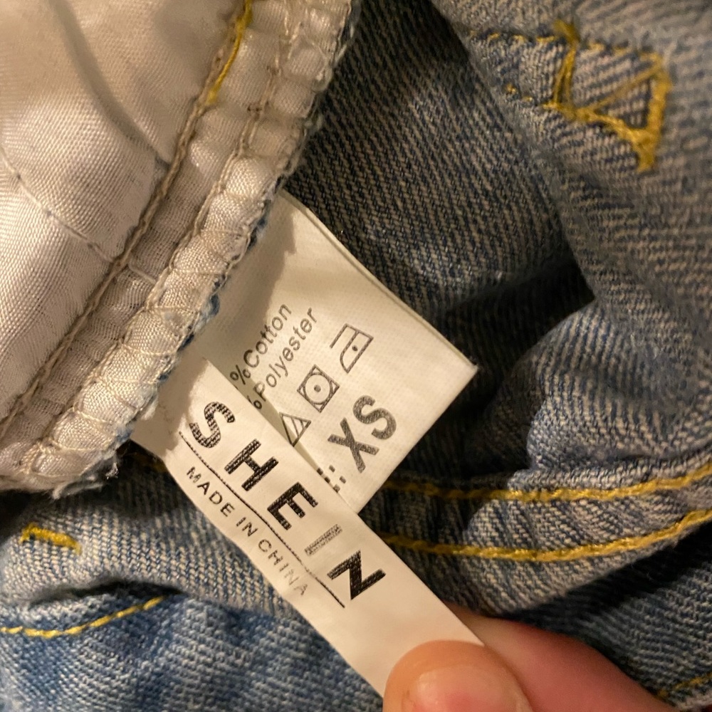 Shein Ripped Denim Shorts - Picture 2 of 2